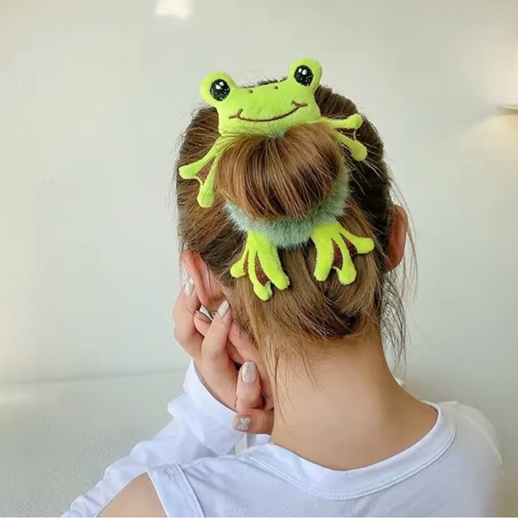 Scrunchies Cute Frog Hair Accessory Ties - Picture 1 of 4